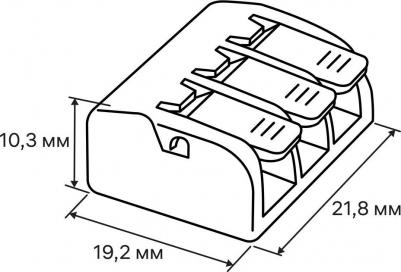 26697 6 Клемма рычажковая, СМК 223-413, 0.5-4мм?, прозрачная, 20 шт., 26697 6, цена за 1 шт – фото 4