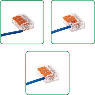 26716 4 Клемма рычажковая, СМК 223-413, 0.5-4мм?, прозрачная, 50 шт., 26716 4, цена за 1 шт – фото 11