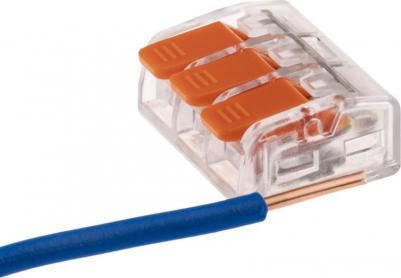 26716 4 Клемма рычажковая, СМК 223-413, 0.5-4мм?, прозрачная, 50 шт., 26716 4, цена за 1 шт – фото 13