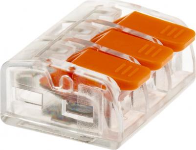 26716 4 Клемма рычажковая, СМК 223-413, 0.5-4мм?, прозрачная, 50 шт., 26716 4, цена за 1 шт – фото 14