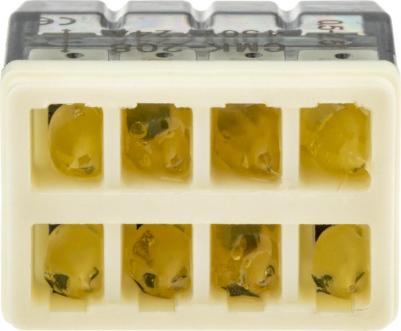 26733 1 Клемма самозажимная, с пастой, СМК 772-248, 2,5мм?, прозрачная, 5шт., 26733 1, цена за 1 шт – фото 13