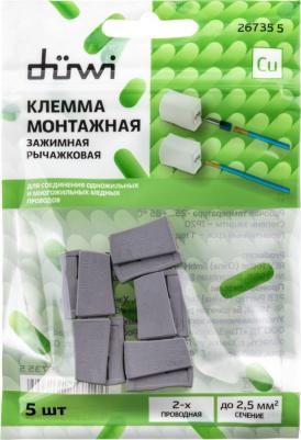 26735 5 Клемма зажимная, рычажковая, CMK 224-112 1,0-2,5X2/0,5-2,5мм?, серая, 5шт., 26735 5, цена за 1 шт – фото 12