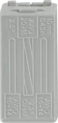 26735 5 Клемма зажимная, рычажковая, CMK 224-112 1,0-2,5X2/0,5-2,5мм?, серая, 5шт., 26735 5, цена за 1 шт – фото 16