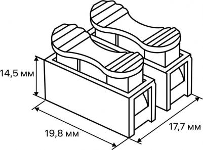 26738 6 Клемма нажимная, СМК-823-2-10, 2,5мм?, белая, 5шт., 26738 6, цена за 1 шт – фото 9