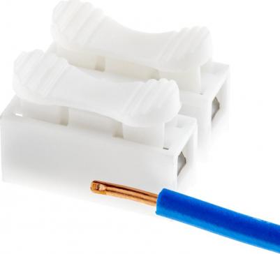 26738 6 Клемма нажимная, СМК-823-2-10, 2,5мм?, белая, 5шт., 26738 6, цена за 1 шт – фото 15