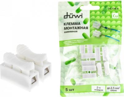26738 6 Клемма нажимная, СМК-823-2-10, 2,5мм?, белая, 5шт., 26738 6, цена за 1 шт – фото 19