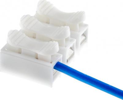 26739 3 Клемма нажимная, СМК-823-3-10, 2,5мм?, белая, 5шт., 26739 3, цена за 1 шт – фото 2