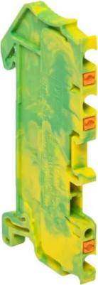 Клеммная колодка пружинная 1.5 Push-in 3 вывода земля PIT-1,5-3-pe