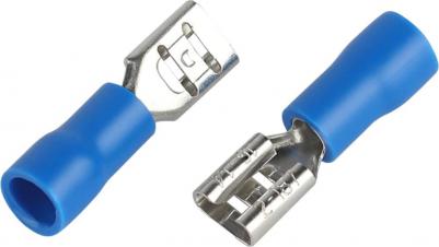 NO-225-126 Разъем плоский NO-225-126 РпИм 2-5.0-0.8 изолированный розетка, цена за 1 шт