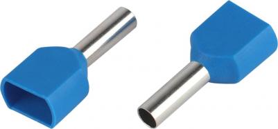 NO-225-15 Наконечник-гильза NO-225-15 НШвИ 2,5-10 с изолированным фланцем, цена за 1 шт