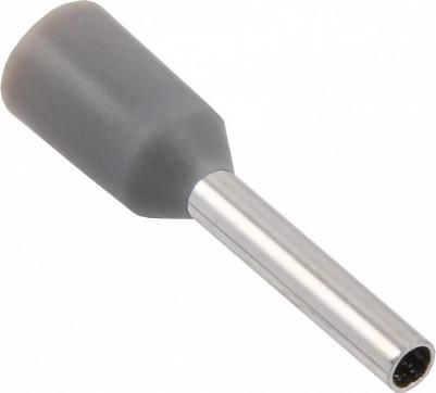 Наконечник НШВИ 0,75-08 0,75мм2 с изолированным фланцем, цена за 1 упак