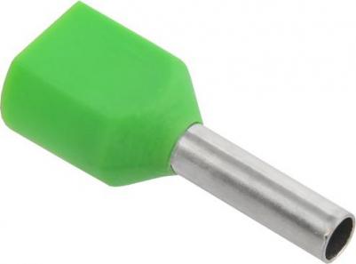 Наконечник НШВИ(2) 1,0-8 светло-зеленый (100шт/упак), цена за 1 упак – фото 1