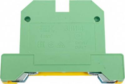 Зажим наборный ЗНИ-4PEN 4кв.мм (JXB-земля) YZN20-004-K52