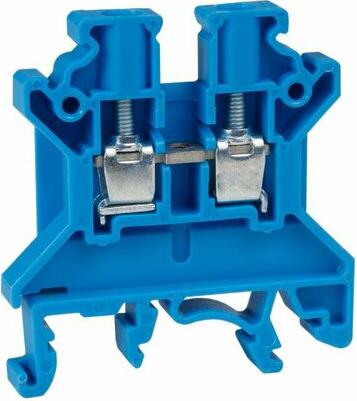 Клемма проходная винтовая OptiClip CTS-4-I-BU-32A-(0.2-4) син. 289774