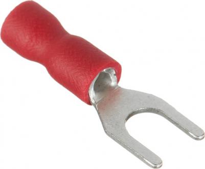 Наконечник вилочный изолированный НВИ d4 мм 0,25-1,5 кв. мм (30 шт.)