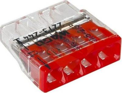 Четырехпроводная соединительная клемма для быстрого монтажа 2273-244 – фото 1