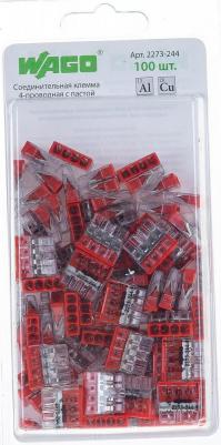 Четырехпроводная соединительная клемма для быстрого монтажа 2273-244 – фото 2