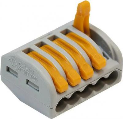 Клемма Клеммник 5х(0.08-2.5) 222-415 – фото 1