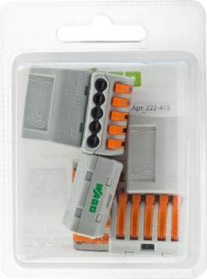 Клемма Клеммник 5х(0.08-2.5) 222-415 – фото 2