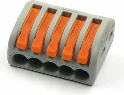 Клемма Клеммник 5х(0.08-2.5) 222-415 – фото 6