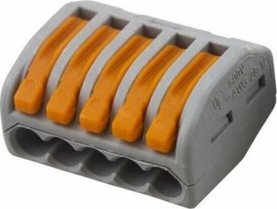 Клемма Клеммник 5х(0.08-2.5) 222-415 – фото 10