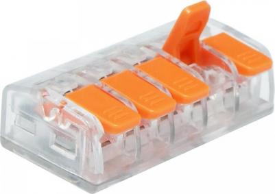 Пятипроводная соединительная клемма 221-415 – фото 6