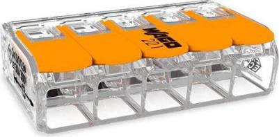 Пятипроводная соединительная клемма 221-415 – фото 9