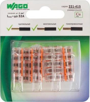 Пятипроводная соединительная клемма 221-415 – фото 18