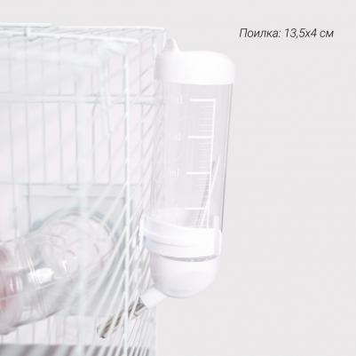 Клетка для крыс 50х30,2х70см серая – фото 4