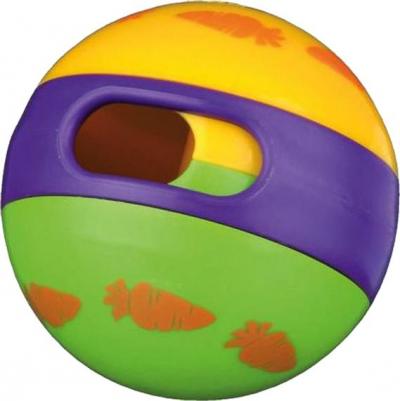 Игрушка для грызунов Мяч для лакомств для кроликов, 6см – фото 1