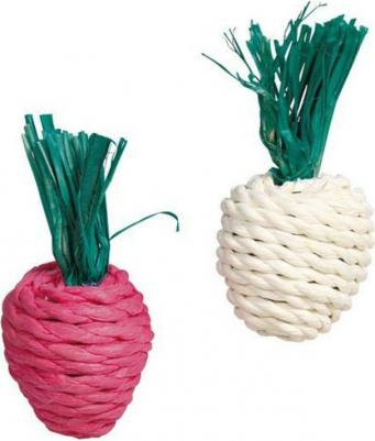 Игрушка для грызунов Редис из сизали 8см – фото 2