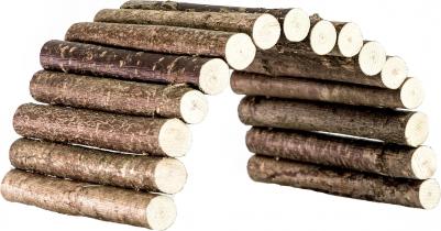 Игрушка для грызунов Мост деревянный средний 25х12 см – фото 6