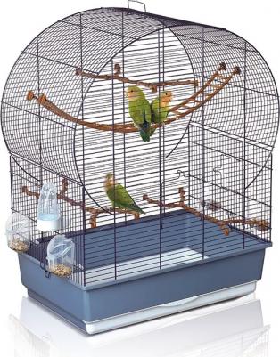 Клетка для птиц ANDORRA, синяя, 61х38х76см – фото 3
