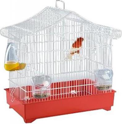 Клетка для птиц SONIA, белый/синий, 47х29х45см (06063С) – фото 1
