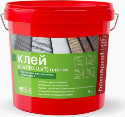 Клей полиуретановый для ПВХ и LVT плитки Homaprof 850 STP 5 кг – фото 1