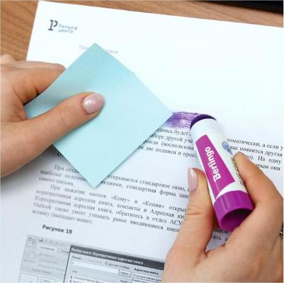 Клей-карандаш "Indicator" (с цветным компонентом), 15 грамм – фото 3