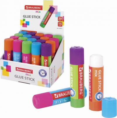 Клей-карандаш MIX, 15 г, PVP основа, 229072 – фото 4