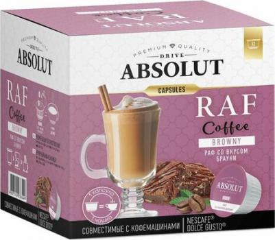 Кофе в капсулах Drive RAF Брауни в капсулах Dolce Gusto, Раф Кофе – фото 1