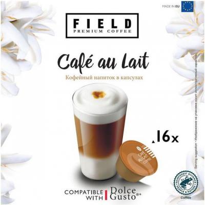 Кофе в капсулах FDG Cafe au Lait, кофе, натуральный, интенсивность 6, 16 порций, 16 кап. в уп – фото 2