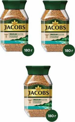 Кофе Brazilian selection растворимый 180 г – фото 1