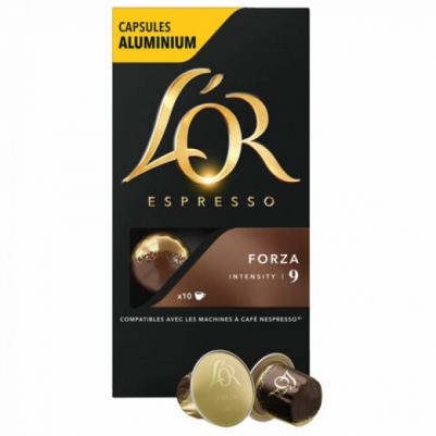 Кофе в алюминиевых капсулах "Espresso Forza" для кофемашин Nespresso, 10 шт. х 52 г, 4028605 – фото 9