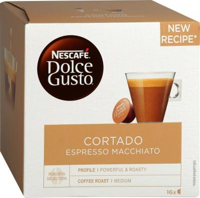 Cortado (эспрессо с молоком) кофе в капсулах, 16 шт