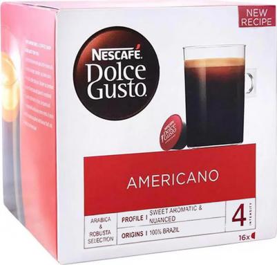 Кофе в капсулах Americano, интенсивность 4, 16 капсул