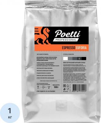 Кофе в зернах Espresso Euforia арабика 100% 1 кг (пакет) – фото 1