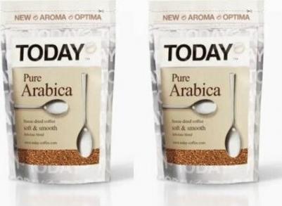 Кофе растворимый Pure Arabica сублимированный, пакет, Россия, 150 г, 2 уп – фото 1