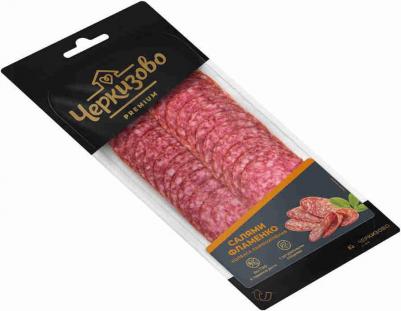 Колбаса Салями Фламенко сырокопченая нарезка 100г – фото 2