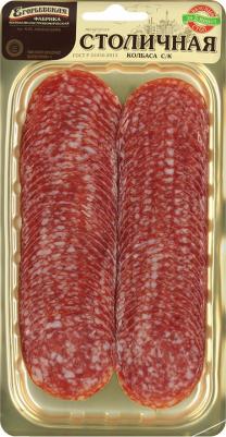 Колбаса Столичная сырокопчёная, нарезка, 100 г – фото 4