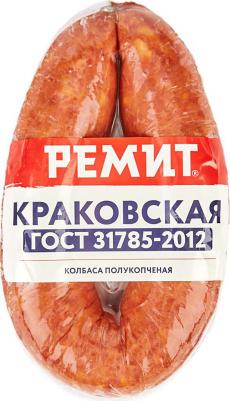 Колбаса полукопченая Краковская ГОСТ, 350 г – фото 1