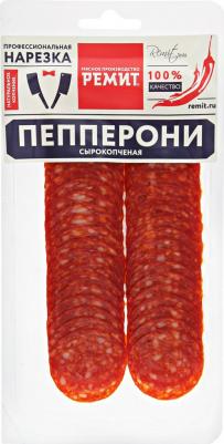 Колбаса сырокопченая Пепперони нарезка 90 г