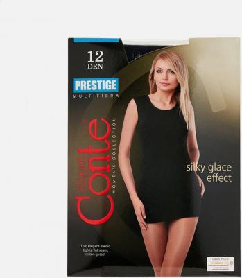 Колготки женские Conte PRESTIGE 12 черные 3 (M)